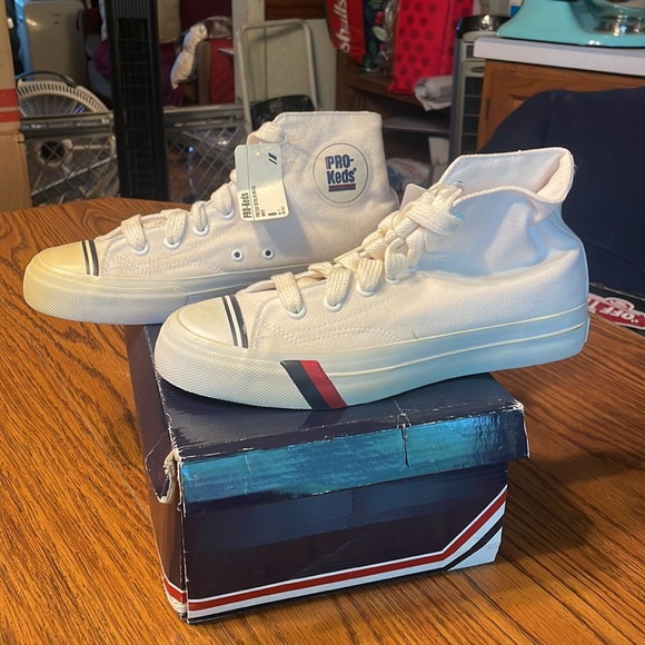 Pro Keds royal high top, medium, unisex size 8. Original old school shoe. - Picture 3 of 10